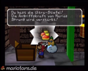 Ultra Boots and Huff N. Puff — Paper Mario walkthrough screenshot
