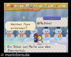 Starborn Valley and Shiver Mountain — Paper Mario walkthrough screenshot