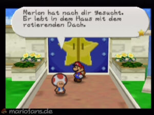 Prologue: A Plea from the Stars — Paper Mario walkthrough screenshot