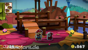 Cherry Lake — Paper Mario: Color Splash walkthrough screenshot