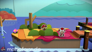 Cherry Lake — Paper Mario: Color Splash walkthrough screenshot