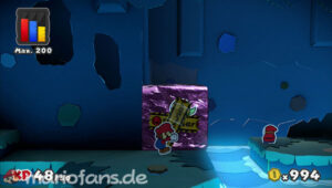Indigo Underground — Paper Mario: Color Splash walkthrough screenshot