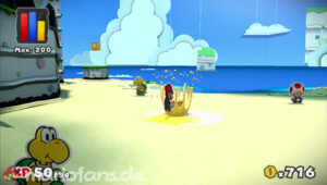 Bloo Bay Beach — Paper Mario: Color Splash walkthrough screenshot