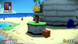 Bloo Bay Beach — Paper Mario: Color Splash walkthrough screenshot
