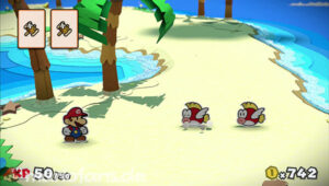 Bloo Bay Beach — Paper Mario: Color Splash walkthrough screenshot