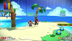 Bloo Bay Beach — Paper Mario: Color Splash walkthrough screenshot