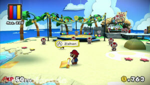 Bloo Bay Beach — Paper Mario: Color Splash walkthrough screenshot