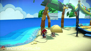 Bloo Bay Beach — Paper Mario: Color Splash walkthrough screenshot