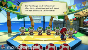 Bloo Bay Beach — Paper Mario: Color Splash walkthrough screenshot