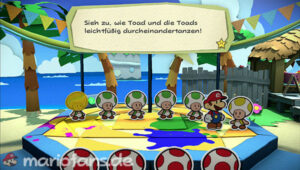 Bloo Bay Beach — Paper Mario: Color Splash walkthrough screenshot