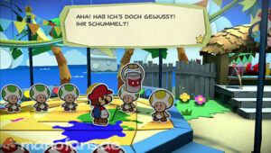 Bloo Bay Beach — Paper Mario: Color Splash walkthrough screenshot