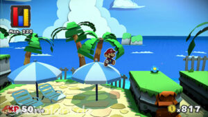 Bloo Bay Beach — Paper Mario: Color Splash walkthrough screenshot