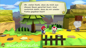 Sunglow Ridge — Paper Mario: Color Splash walkthrough screenshot