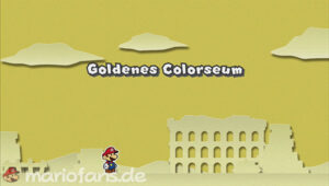 The Golden Coliseum — Paper Mario: Color Splash walkthrough screenshot