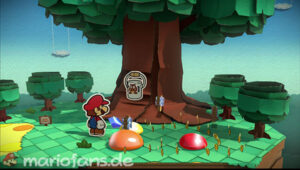 Sacred Forest — Paper Mario: Color Splash walkthrough screenshot