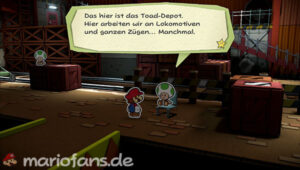 Toad Trainworks — Paper Mario: Color Splash walkthrough screenshot