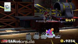 Toad Trainworks — Paper Mario: Color Splash walkthrough screenshot