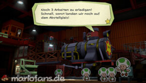 Toad Trainworks — Paper Mario: Color Splash walkthrough screenshot