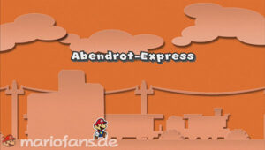 Sunset Express — Paper Mario: Color Splash walkthrough screenshot