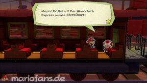 Sunset Express — Paper Mario: Color Splash walkthrough screenshot