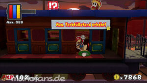 Sunset Express — Paper Mario: Color Splash walkthrough screenshot