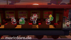 Sunset Express — Paper Mario: Color Splash walkthrough screenshot