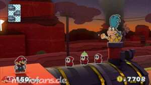 Sunset Express — Paper Mario: Color Splash walkthrough screenshot