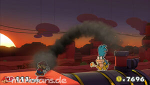 Sunset Express — Paper Mario: Color Splash walkthrough screenshot