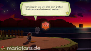 Sunset Express — Paper Mario: Color Splash walkthrough screenshot