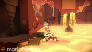 Redpepper Volcano — Paper Mario: Color Splash walkthrough screenshot