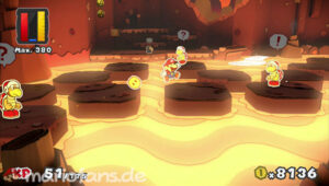 Redpepper Volcano — Paper Mario: Color Splash walkthrough screenshot