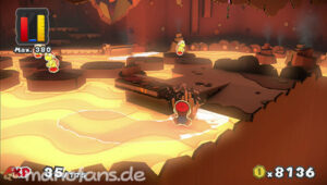 Redpepper Volcano — Paper Mario: Color Splash walkthrough screenshot