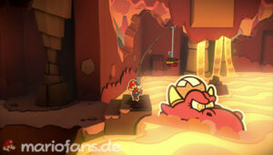 Redpepper Volcano — Paper Mario: Color Splash walkthrough screenshot