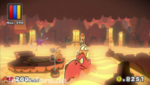 Redpepper Volcano — Paper Mario: Color Splash walkthrough screenshot
