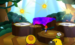 World 3-7: Rustle Burrow — Paper Mario: Sticker Star walkthrough screenshot