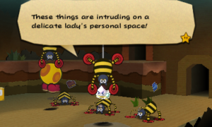 World 3-7: Rustle Burrow — Paper Mario: Sticker Star walkthrough screenshot