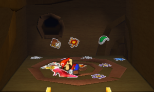 World 3-7: Rustle Burrow — Paper Mario: Sticker Star walkthrough screenshot