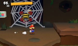World 3-7: Rustle Burrow — Paper Mario: Sticker Star walkthrough screenshot