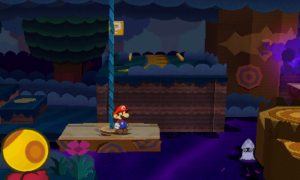 World 3-9: Gauntlet Pond — Paper Mario: Sticker Star walkthrough screenshot