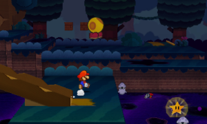 World 3-9: Gauntlet Pond — Paper Mario: Sticker Star walkthrough screenshot