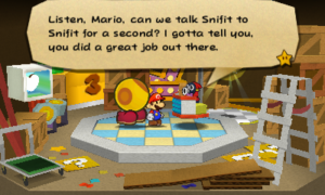 World 3-10: Stump Glade — Paper Mario: Sticker Star walkthrough screenshot