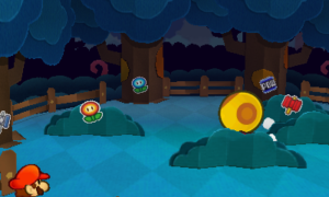 World 3-11: Holey Thicket — Paper Mario: Sticker Star walkthrough screenshot