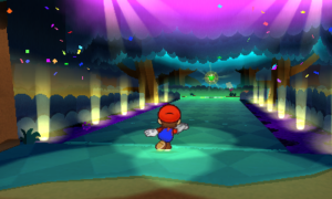World 3-11: Holey Thicket — Paper Mario: Sticker Star walkthrough screenshot