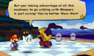 World 3-12: Whitecap Beach — Paper Mario: Sticker Star walkthrough screenshot