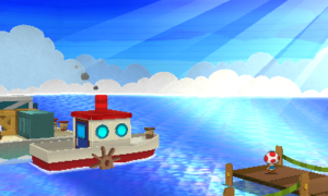 Surfshine Harbor — Paper Mario: Sticker Star walkthrough screenshot