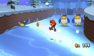 World 4-2: Ice Flow — Paper Mario: Sticker Star walkthrough screenshot