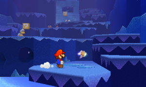 World 4-2: Ice Flow — Paper Mario: Sticker Star walkthrough screenshot