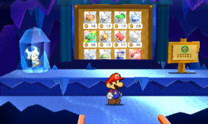 World 4-4: Shaved-Ice Cave — Paper Mario: Sticker Star walkthrough screenshot