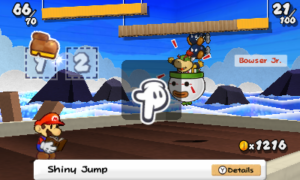 World 4-6: Bowser's Snow Fort — Paper Mario: Sticker Star walkthrough screenshot