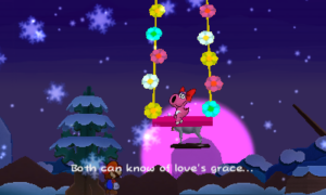 World 4-1: Snow Rise — Paper Mario: Sticker Star walkthrough screenshot